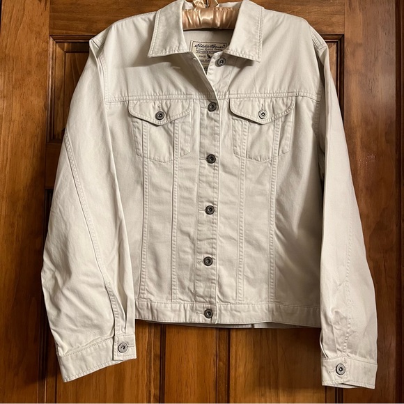 Eddie Bauer XL Cream Khaki Jacket - Picture 7 of 16